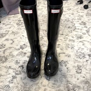 Hunter boots size 9.